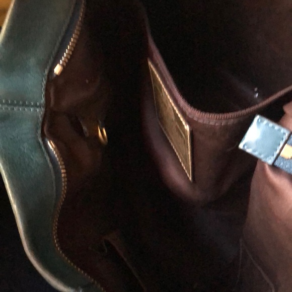 Coach Madison Julianne Teal leather handbag - Picture 4 of 16